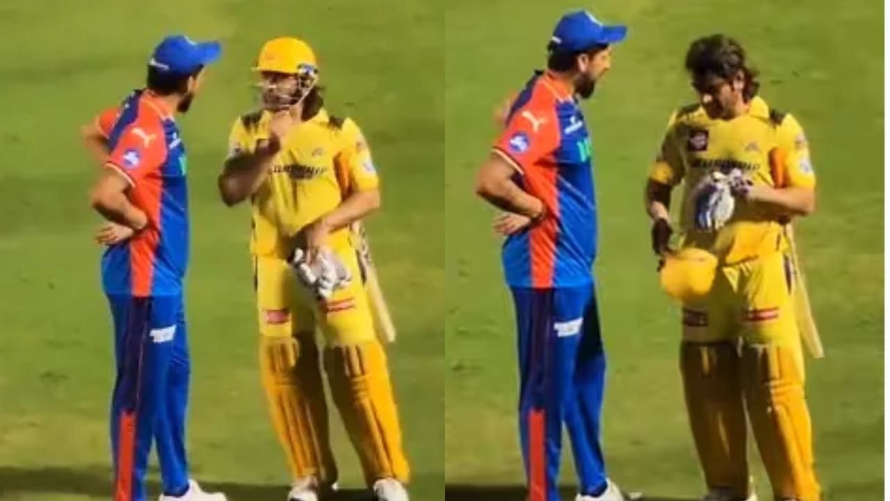 Viral Video: MS Dhoni's Helmet Removal Gesture Delights Fans After IPL Match